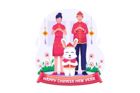 Craft Festive Messages with Chinese New Year Illustration