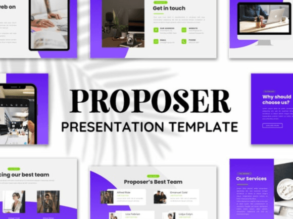 Elevate Your Professional Story with the Proposer Marketing Presentation Template