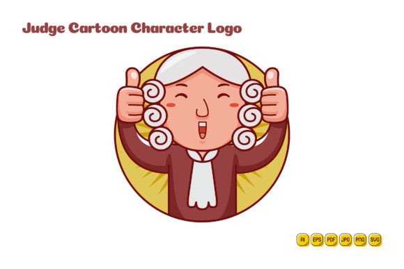 Judge Cartoon Character Logo 06: A Strategic Asset for Modern Branding