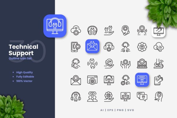 Technical Support Icons: A Toolkit for Modern Communication