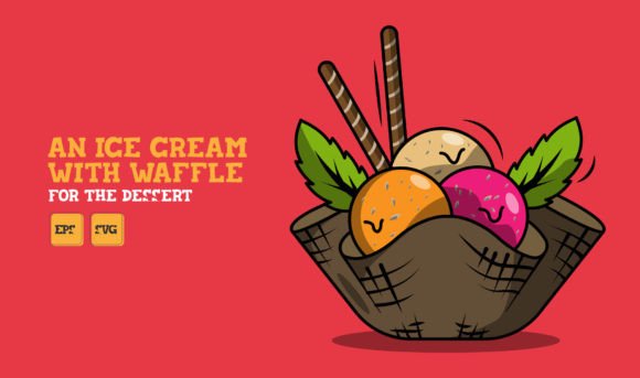 The Power of a Simple Dessert: An Ice Cream with Waffle