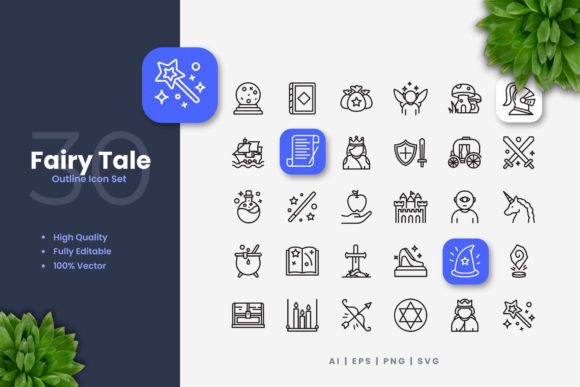 Unlock Visual Storytelling with Fairy Tale Icons